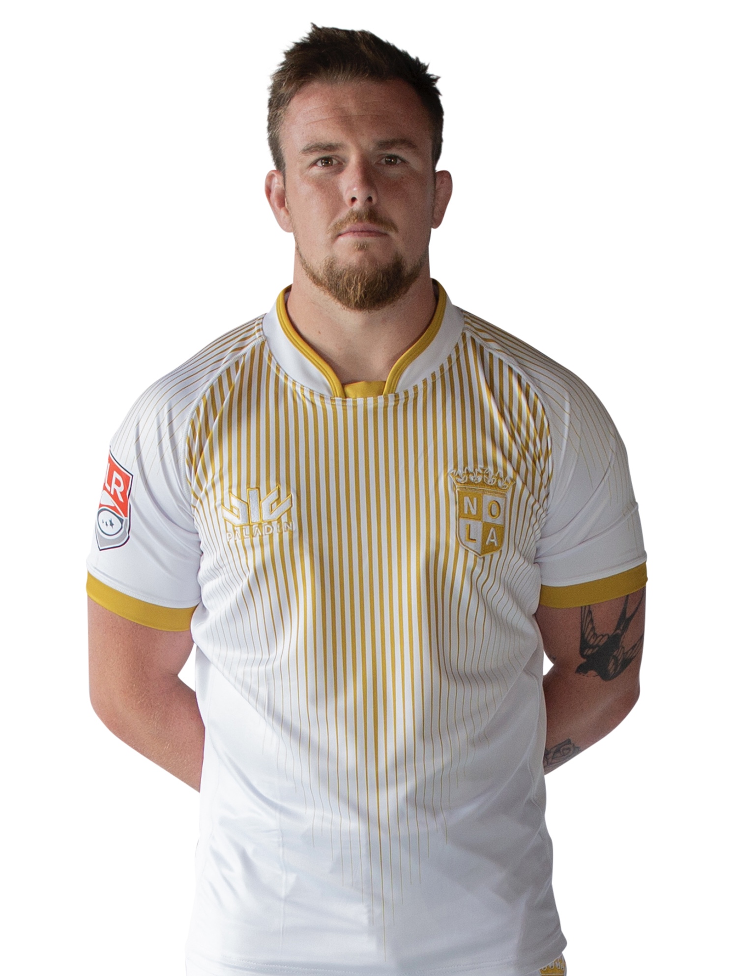 nola gold rugby jersey