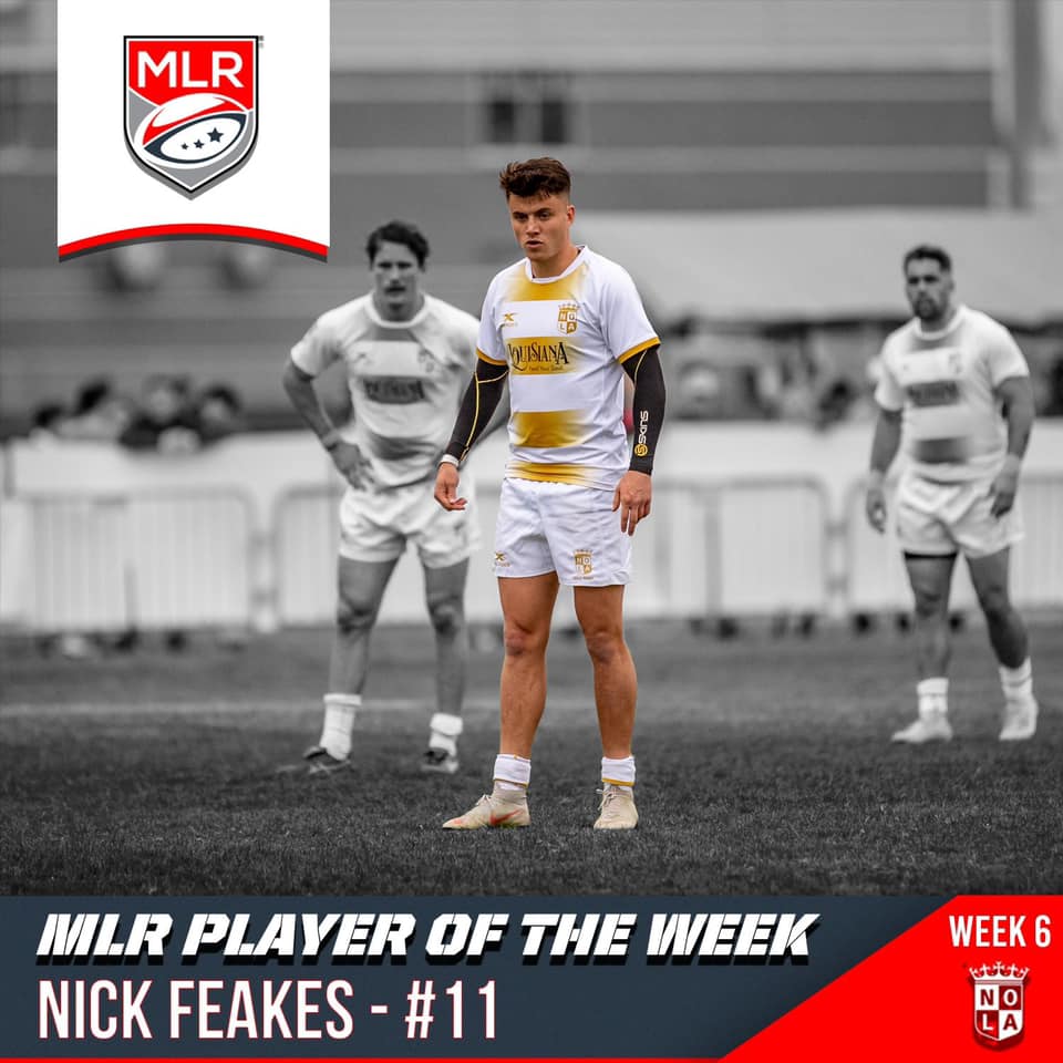 Nicholas Feakes – MLR Player of the Week