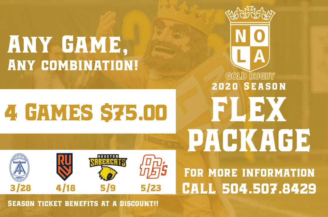 NOLA Gold offers 4 game flex ticket packages
