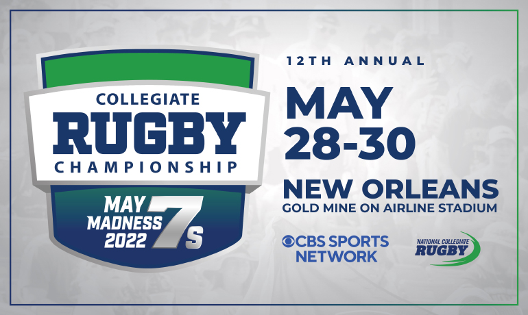 Collegiate Rugby Championship coming to the Gold Mine in May.