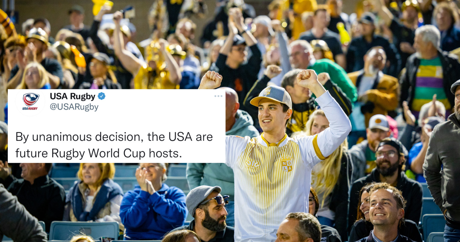 UNITED STATES NAMED HOST NATION FOR 2031 AND 2033  RUGBY WORLD CUP TOURNAMENTS