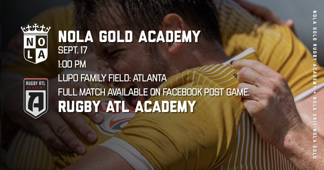 NOLA Gold Academy vs Rugby ATL Academy