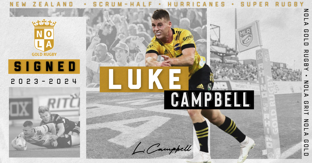 Luke Campbell joins the Gold! - NOLA Gold Rugby