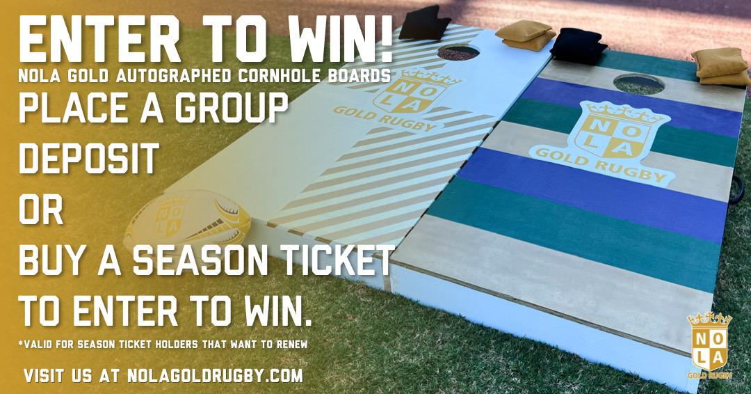 ENTER TO WIN Autographed Cornhole Boards!