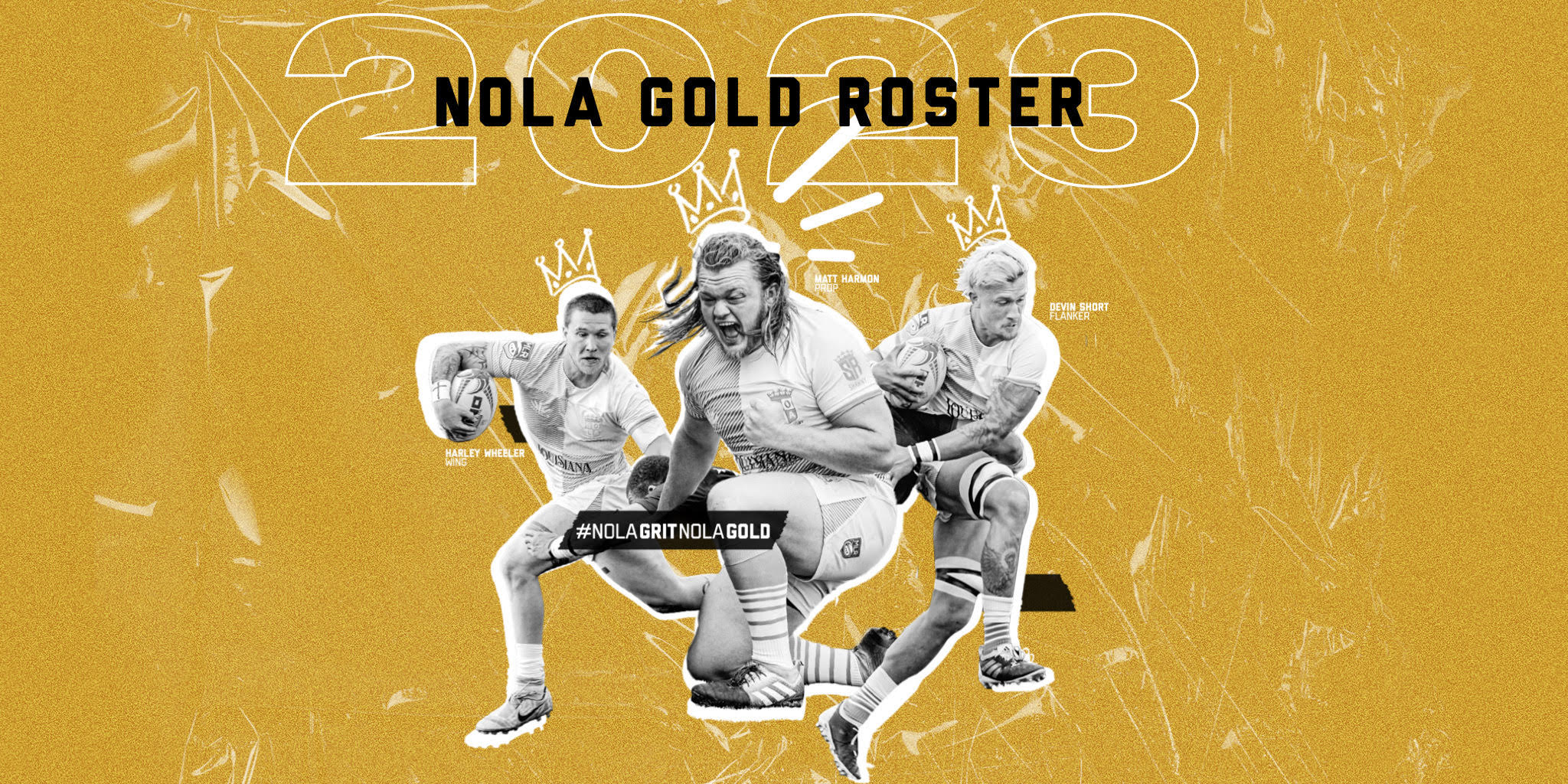 The Official 2023 NOLA Gold Rugby Roster