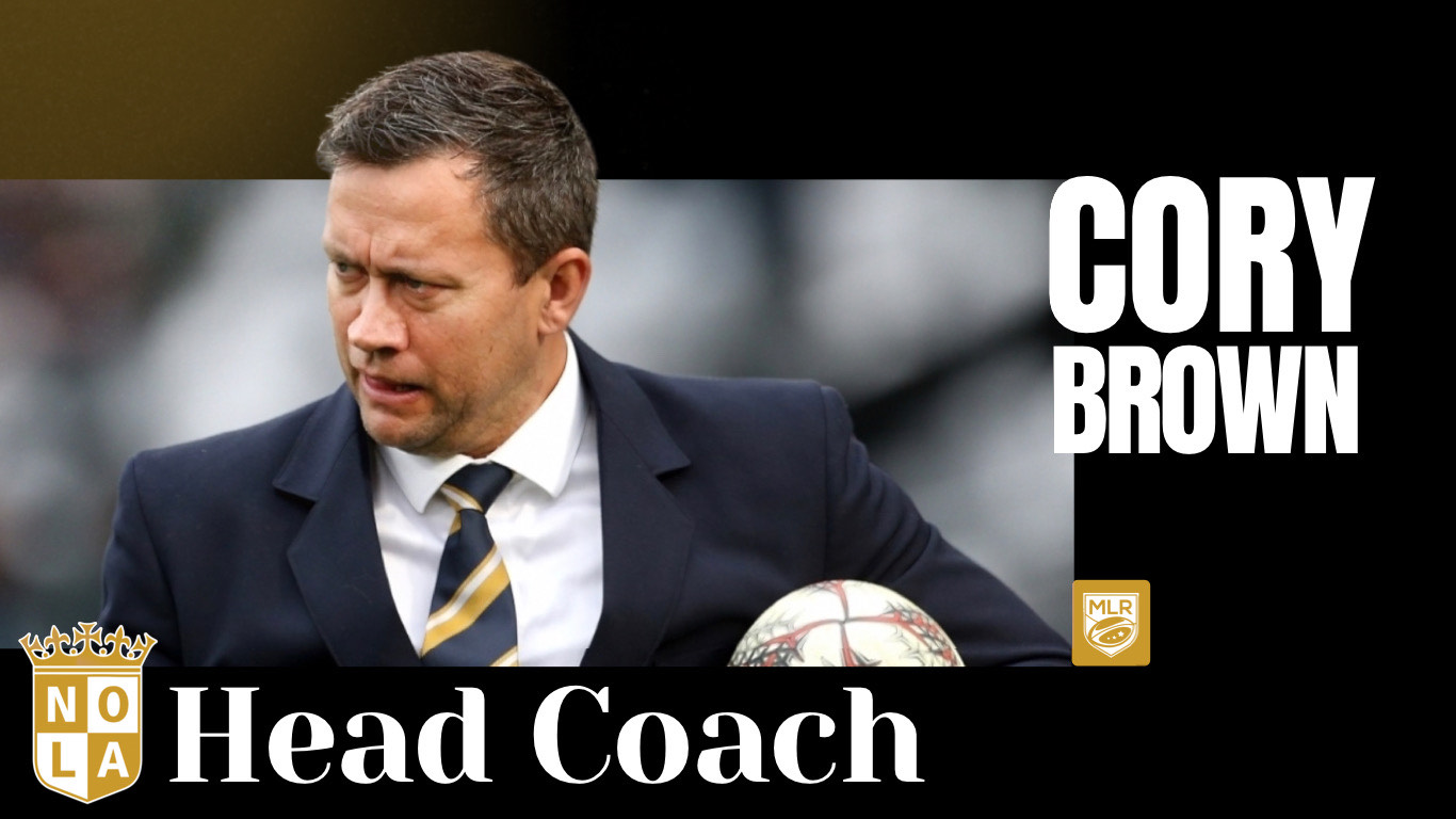 Cory Brown Announced as the New Head Coach of Nola Gold Rugby.